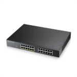 ZyXEL GS1915-24EP, 24 Port, GigaBit, 12 Port PoE, Yönetilebilir, Sessiz, Masaüstü Switch