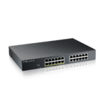 ZyXEL GS1915-24EP, 24 Port, GigaBit, 12 Port PoE, Yönetilebilir, Sessiz, Masaüstü Switch - Görsel 2
