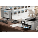 CANON MAXIFY GX6140, Renkli, Mürekkep Mega Tanklı, Yazıcı, Tarayıcı, Wifi, Lan, Duplex, ORİJİNAL MÜREKKEP - Görsel 3