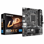GIGABYTE H610M K V2, rev.1.0, 2xDDR5, M.2, DP, HDMI, 12-13.Nesil, LGA1700 Soket, Anakart