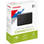 TOSHIBA HDTB520EK3AA, Canvio Basics, 2TB, 2.5" USB 3.2, Taşınabilir, Harici HDD, (Black) - Görsel 5