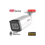 DAHUA IPC-HFW2841T-AS-0360B, 8Mpix, 3,6mm Lens, H265+, 80Mt Gece Görüşü, Dahili Mikrofon, Starlight, IP67,  PoE Bullet IP Kamera - Görsel 4