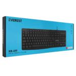 EVEREST KB-619, USB Kablolu, Türkçe Q, Multimedya Klavye (Siyah) - Görsel 5