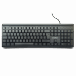 EVEREST KB-741F, USB Kablolu, Türkçe F,  2 metre Bakır Kablolu, Standart Klavye (Siyah)