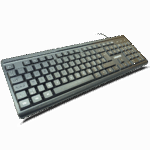 EVEREST KB-741F, USB Kablolu, Türkçe F,  2 metre Bakır Kablolu, Standart Klavye (Siyah) - Görsel 3