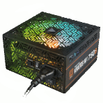 GAMDIAS KRATOS M1-750B, 750W, 80+ Bronze,  Aktif PFC, RGB, GAMING, ATX, Power Supply (PSU) - Görsel 2