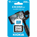 KIOXIA 256GB ExceriaG2, LMEX2L256GG2, U1 V30 4K,  CL10, 100Mb/s, MicroSD Kart Bellek (SD Adaptörlü) - Görsel 2