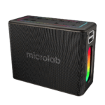 MICROLAB M60 Vega, 100W, Taşınabilir, BT/USB/AUX/TF/Type-C, RGB Işıklı, 15000mAh Batarya, 2adet Mikrofon, Karaoke/Parti, Bluetooth Speaker,