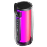 MIKADO MD-17BT CAPELLA, 10W, Taşınabilir, USB/AUX/BT/TF, RGB Işıklı, Transparan, 1800mAh, Mikrofon, Karaoke, Bluetooth Speaker, - Görsel 3