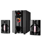 MIKADO MD-95BT, 20W, 2+1, Masaüstü, FM/BT/SD/USB, RGB Aydınlatma, Siyah Kasa, Speaker - Görsel 5