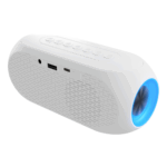 MIKADO MD-W7, Beyaz, 5W, FM Radyo, USB, AUX, Bluetooth, Kablosuz, Taşınabilir, 1200mAh Batarya, Alarmlı Saat, Derece ve Speaker - Görsel 4