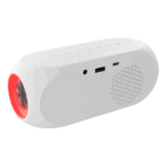 MIKADO MD-W7, Beyaz, 5W, FM Radyo, USB, AUX, Bluetooth, Kablosuz, Taşınabilir, 1200mAh Batarya, Alarmlı Saat, Derece ve Speaker - Görsel 5