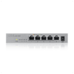 ZyXEL MG-105, 5 Port, Multi-GigaBit, 2.5Gbps, Metal Kasa, Yönetilemez, Masaüstü Switch