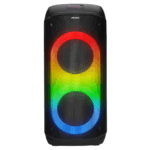 MICROLAB M61, 80W, Taşınabilir, BT/USB/AUX/TF/TWS, RGB Işıklı, 2400mAh Batarya, 2adet VHF Mikrofon, Karaoke/Parti, Bluetooth Speaker,