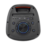 MICROLAB M61, 80W, Taşınabilir, BT/USB/AUX/TF/TWS, RGB Işıklı, 2400mAh Batarya, 2adet VHF Mikrofon, Karaoke/Parti, Bluetooth Speaker, - Görsel 4