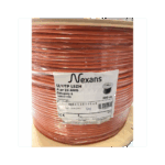 NEXANS NEX1611TF5, TURUNCU, CAT6, 500M, 23AWG (0,58mm), UTP, %100 Bakır, LSZH Halogen Free, Makara, Kablo - Görsel 3