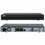 DAHUA  NVR4208-8P-4KS3, 8Kanal POE, 12Mpix, H265+, 2 HDD Desteği, 1080P Kayıt, 160Mbps Bant Genişliği, NVR - Görsel 2