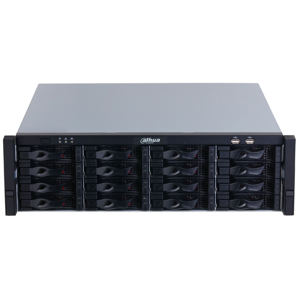 NVR616H-64-XI_1 DAHUA NVR616H-64-XI, 64Kanal, 32Mpix, H265+, 16 HDD, 1080P Kayıt, 1024 0Mbps Bant Genişliği, 4 Port 2500 Mbps LAN, RAID 0/1/5/6/10 NVR - Görsel 1