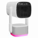 EVEREST PJ08, Beyaz, 150 LED Lümen, 1280x720, 1xHDMI, 1xUSB, WiFi, Bluetooth, 30.000 Saat Led Ömrü, 6W Speaker, 5200mAh Batarya, Taşınabilir, Android 11, 4K Destekli Projeksiyon Cihazı - Görsel 4