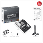 ASUS PRIME B840-PLUS WIFI, 4xDDR5, 3x M.2, HDMI, DP, Type-C, WI-FI 6E, Bluetooth 5.3, AM5 Soket GAMING Anakart - Görsel 5