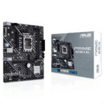 ASUS PRIME H610M-E D4-CSM, 2xDDR4, 2x M.2, D-SUB, HDMI, DP, 12-13.14.Nesil, LGA1700 Soket, Anakart