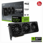 ASUS PRIME-RTX5070TI-O16G, 16Gb, 256Bit, GDDR7, 1xHDMI, 3xDP GAMING Ekran Kartı