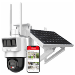 HILOOK PTZ-N2C400I-K/4G/C05S10, 4Mpix,   4mm, 30Mt Gece Görüşü, Dahili Mikrofon, PIR+RADAR,  4G, Solar  PT IP Kamera