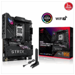 ASUS ROG STRIX B850-E GAMING WIFI, 4xDDR5, 5x M2, HDMI, DP, 2xType-C, Wi-Fi 7, Bluetooth v5.4, AM5 Soket GAMING Anakart
