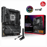 ASUS ROG STRIX X870E-H GAMING WIFI7, 4xDDR5, 4xM.2, DP, HDMI, Type-C, PCIe 5.0, Wi-Fi 7, Bluetooth v5.4, AM5 Soket GAMING Anakart