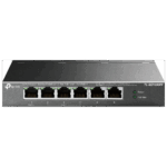 TP-LINK TL-SG1006PP, 6 Port, GigaBit, 4 Port PoE 64W, Yönetilemez, Metal Kasa, Masaüstü Switch