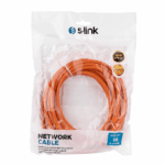 S-LINK SL-CAT605TR, CAT6, Patch, 5Mt, Kablo (Turuncu) - Görsel 3