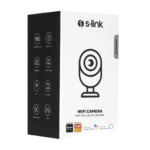 S-LINK SL-IND02, Ev/Bebek Güvenlik Kamerası, WiFi, 3Mpix, 3.6mm Lens, 10m. Gece Görüşü, Hareket algılama, İki Yönlü Ses, Micro SD Kartlı, TUYA Yazılım - Görsel 4
