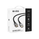 S-LINK SLX-HD4K20, 4K UHD, HDMI v2.0, 20mt. 30Hz. Metal Uçlu, Kablo - Görsel 4