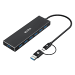 S-LINK SW-U317, USB3.0 Type-C to , 7xUSB 3.0, Metal, USB HUB