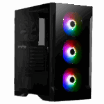 GAMDIAS TALOS E2 Elite, 750W, 80+ Bronze, Tempered Glass, ARGB, ATX GAMING KASA