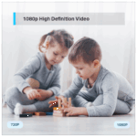 TP-LINK Tapo C200C, Bebek/Ev Güvenlik Kamerası, WiFi, 1080P, 12Mt Gece Görüşü, PAN/TILT, iki Yönlü Ses - Görsel 4