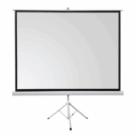 Everest TPP-180, 180x180, TRIPOD, PROJEKSİYON PERDESİ, Arkası Siyah Fonlu, Taşınabilir Ayaklı Model