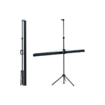 Codegen TX-20 TRIPOD PROJEKSİYON PERDESİ 200X200 (Arkası Siyah Fonlu - Taşınabilir Ayaklı Model) - Görsel 3