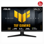 ASUS TUF GAMING VG259QM5A 24,5" 0.3ms, 240Hz, Full HD, DP, 2xHDMI, Hoparlör, Fast IPS LED, ELMB Sync Premium, GAMING Monitör
