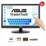 ASUS VT169HE 15.6" 5ms, 60Hz, Dokunmatik, HDMI, D-Sub, Düşük Mavi Işık, FreeSync, IPS Panel Monitör
