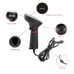 SUNLUX XL-3610, EL Tipi, Cmos,  USB Kablolu, 2D Karekod, Barkod Okuyucu (Ayaklı) - Görsel 4