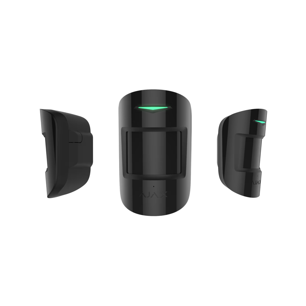 38096-06_1 AJAX CombiProtect Kablosuz Hareket PIR ve Cam Kırılma Kombine Dedektör SİYAH - Görsel 1