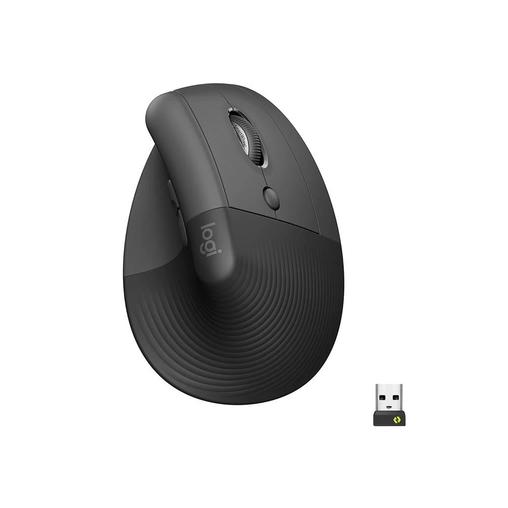 910-006473_1 LOGITECH 910-006473, LIFT Siyah, Bluetooth, 1000dpi, Optik, 6 Tuşlu, Kablosuz, Mouse - Görsel 1