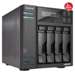 ASUSTOR AS6704T, 4Gb DDR4 Ram, 4 Yuvalı (4x22TB Destek), 4xM.2, PCI-e, 2x2.5GbE Network, 2xUSB 3.2, Tower NAS (Yedekleme) Cihazı - Görsel 2