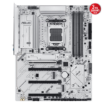 ASUS B850 MAX GAMING WIFI W, 4xDDR5, 3x M2, HDMI, DP, Type-C, Wi-Fi 6E, Bluetooth v5.3, AM5 Soket GAMING BEYAZ Anakart - Görsel 2