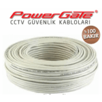 PowerGate PRO 172mt, 2+1 (2x0,50+0,33) %100Bakır, CCTV Güvenlik Kablosu