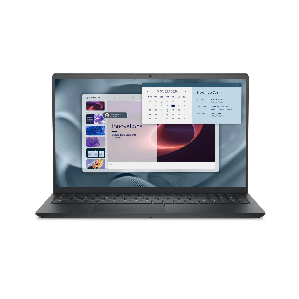 PV15250-4_1 DELL Pro 15 Essential PV15250, i3-100U, 15,6" FHD 8Gb Ram, 512Gb SSD, Paylaşımlı Ekran Kartı, Free Dos Notebook - Görsel 1