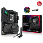 ASUS ROG STRIX B860-F GAMING WIFI, 4xDDR5, 4xM.2, HDMI, DP, Type-C, Wi-Fi 7, Bluetooth v5.4, Intel Core Ultra CPU(Seri 2), LGA1851 Soket, Gaming Anakart