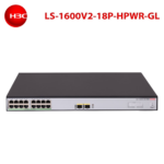 H3C S1600V2-18P-HPWR, 16 Port, GigaBit, PoE 240W, L2, 2 Port GigaBit SFP, Web Yönetilebilir, Masaüstü Switch
