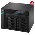 ASUSTOR AS6508T, 8Gb DDR4 Ram, 8 Yuvalı (8x22TB Destek), 2xM.2 NVMe PCI-e, 2x10GbE, 2x2.5GbE Network, 2xUSB 3.2, Tower NAS (Yedekleme) Cihazı - Görsel 2